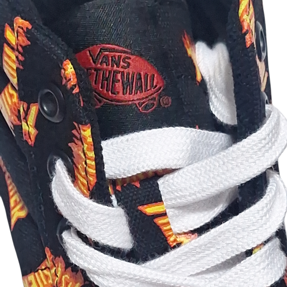 Vans Sk8-Hi Thrasher Allover Logo Black Size 8 NWT - Picture 9 of 14